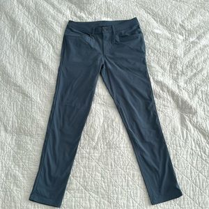 Lululemon Men’s ABC Slim-Fit Pant, 32,” Iron Blue, “Warpstreme”
